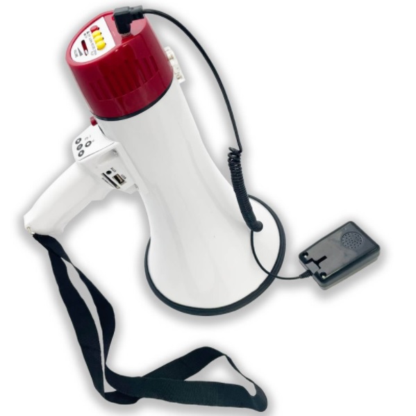 Loud Hailer Megaphone with Siren - Click Image to Close